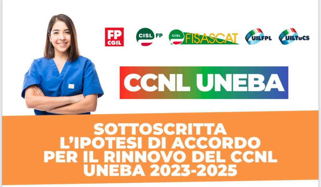 CCNL Uneba 2023-2025: Sottoscritta l’Ipotesi di Accordo! 2 CCNL Uneba 2023-2025: Sottoscritta l’Ipotesi di Accordo! | Cisl Fp | Funzione Pubblica