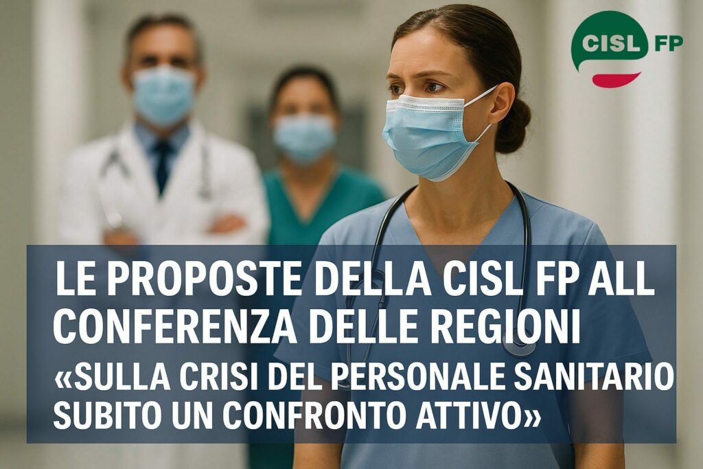 La CISL FP alla Conferenza delle Regioni: «Sulla crisi del personale sanitario subito un confronto attivo». Ecco le proposte | Cisl Fp | Funzione Pubblica