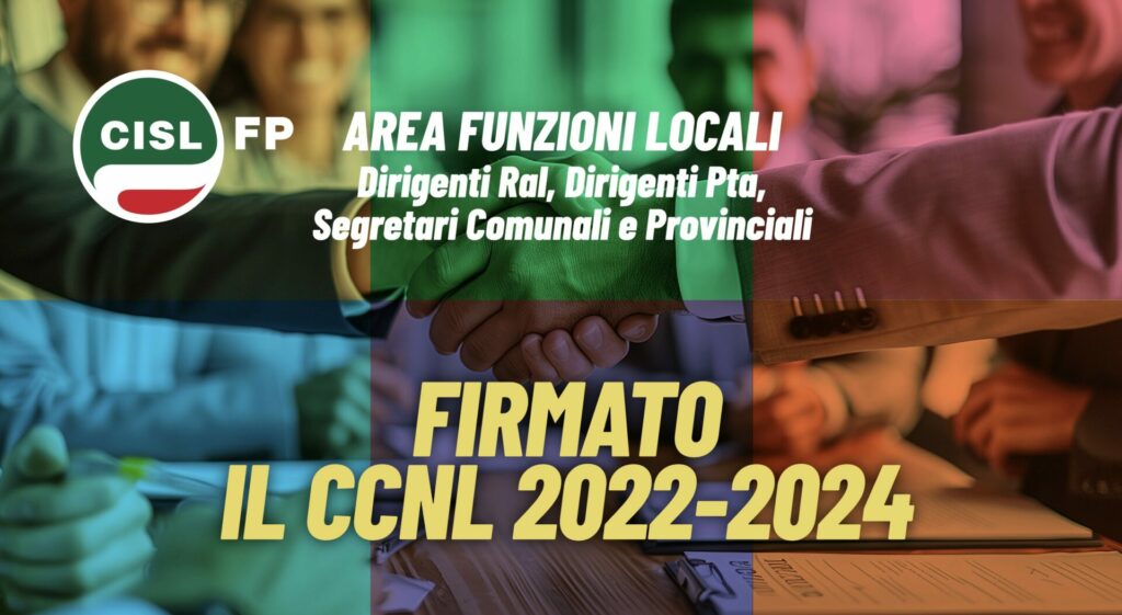 Via libera al CCNL Dirigenza delle Funzioni Locali 2022-2024: aumenti, arretrati e nuove tutele 2 Via libera al CCNL Dirigenza delle Funzioni Locali 2022-2024: aumenti, arretrati e nuove tutele | Cisl Fp | Funzione Pubblica