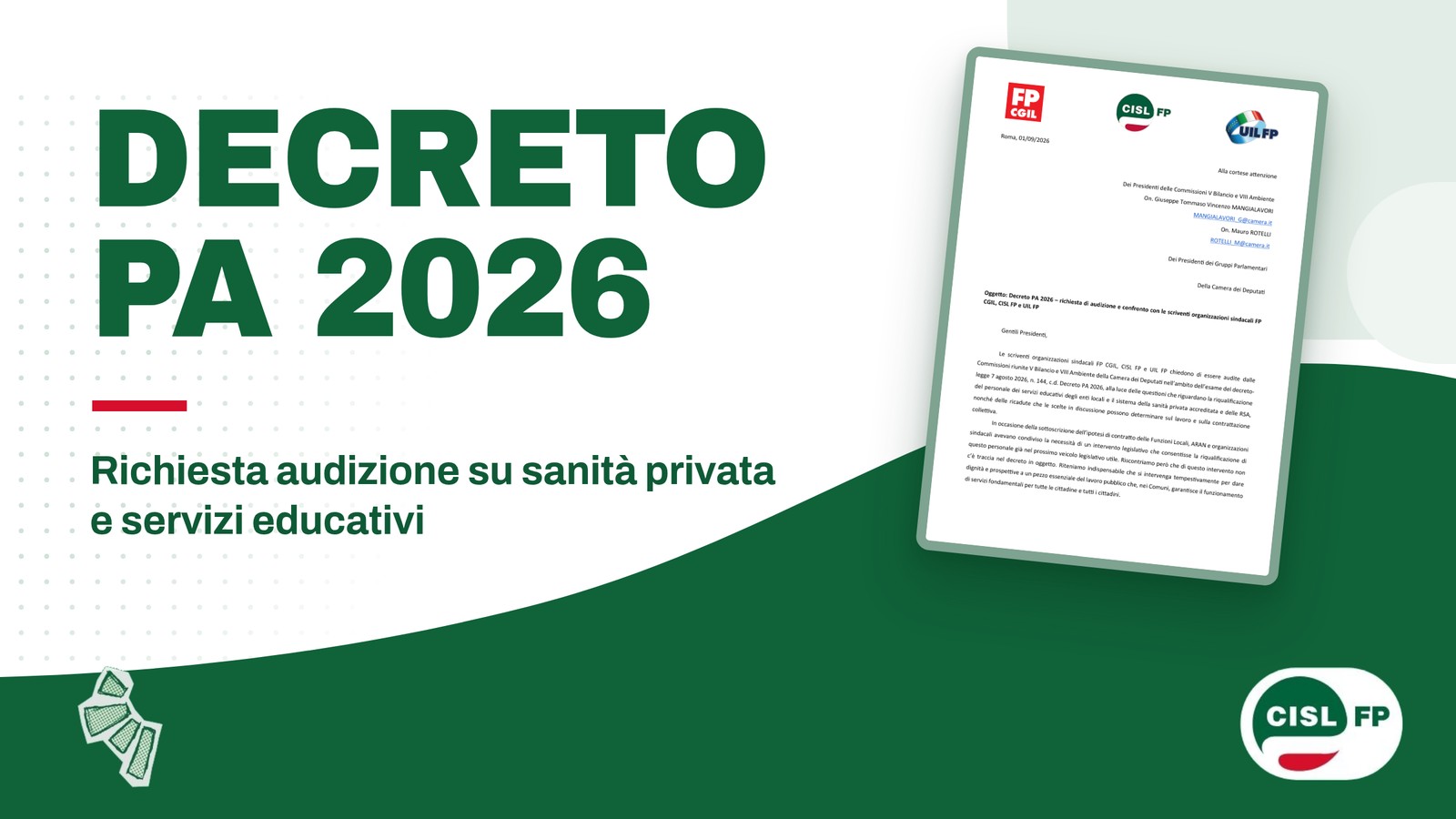 Home 3 Home | Cisl Fp | Funzione Pubblica